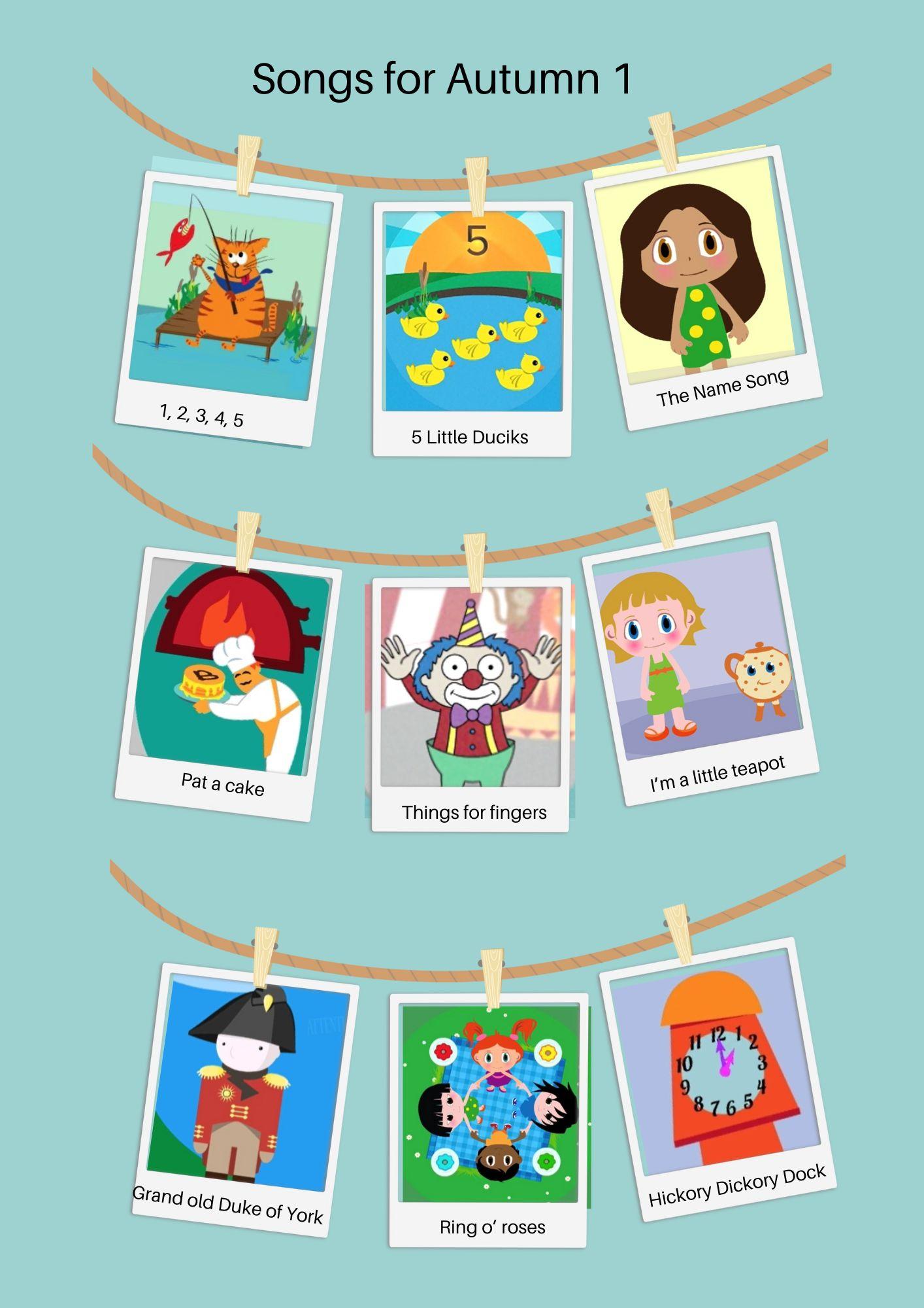 Songs we are learning this term